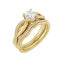 TALA 14K Yellow Gold Round Lab Grown Diamond Engagement Ring