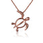 14K Honu Pendant Rose Gold