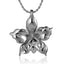 Sterling Silver Orchid Pendant