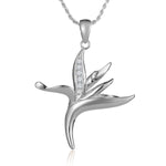 Sterling Silver Bird of Paradise Pendant