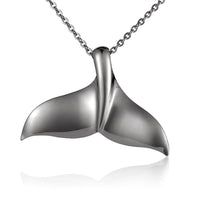 Sterling Silver Whale Tail Pendant