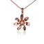 14K Rose Gold Tiare Pendant