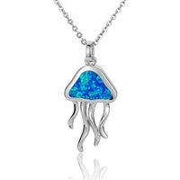 Sterling Silver Stingray Pendant with Turquoise Inlay