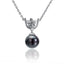 Plumeria Black Pearl Pendant