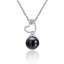 Heart Shaped BlackPearl Pendant - Larson Jewelers