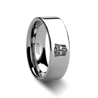 Transformers Autobots Symbol Hero Polished Tungsten Engraved Ring Jewelry - 2mm - 12mm - Larson Jewelers