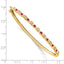 14k Ruby and Diamond Bangle