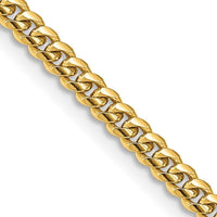 14K Solid Miami Cuban Link with Lobster Clasp Chain