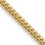 14K 3.5mm Solid Miami Cuban Link with Lobster Clasp Chain Necklace