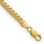 14K 7 inch 5mm Solid Miami Cuban Link with Lobster Clasp Bracelet