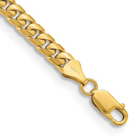 14K 9 inch 5.5mm Solid Miami Cuban Link with Lobster Clasp Chain