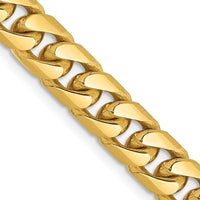 14K 6.25mm Solid Miami Cuban Link with Lobster Clasp Chain Necklace