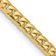 14K 8.5 inch 6.75mm Solid Miami Cuban Link with Lobster Clasp Chain