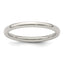 Edward Mirell Titanium Domed 2mm Polished Band Size 10 - Larson Jewelers