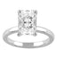 Radiant Lab Diamond Solitaire Ring by Mercury Rings