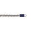 Stainless Steel Bracelet With Lapis Inlay