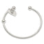 Sterling Silver 3mm Heart Bangle Bracelet - Larson Jewelers