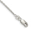 Sterling Silver 1.5mm Beveled Oval Cable Chain