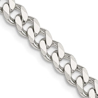 Sterling Silver 6mm Curb Chain Necklace