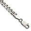 Sterling Silver Antiqued 6mm Curb Chain Bracelet