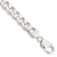 Sterling Silver 9mm Curb Chain Bracelet