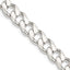 Sterling Silver 9mm Curb Chain Necklace