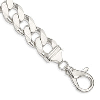 Sterling Silver 16.25mm Curb Chain Bracelet