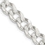 Sterling Silver 8mm Pav‚ Curb Chain Necklace