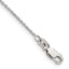 Sterling Silver 1mm Cable Chain Anklet