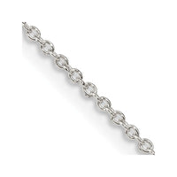 Sterling Silver 1.25mm Cable Chain Necklace