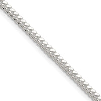 Sterling Silver 2.9mm Polished Domed Curb Chain Necklace