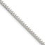 Sterling Silver 2.9mm Polished Domed Curb Chain Necklace