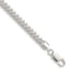 Sterling Silver Polished 5.7mm Domed Curb Chain Bracelet