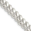 Sterling Silver 7.25mm Polished Domed Curb Chain Necklace