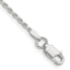 Sterling Silver 1.5mm Diamond-cut Rope Chain