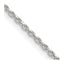 Sterling Silver 1.5mm Diamond-cut Rope Chain Necklace