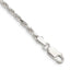 Sterling Silver 2.5mm Diamond-cut Rope Chain