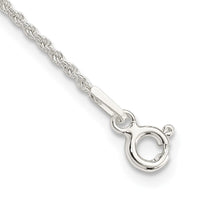 Sterling Silver 1.3mm Solid Rope Chain