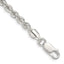 Sterling Silver 4.3mm Solid Rope Chain Bracelet