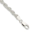 Sterling Silver 5mm Solid Rope Chain Bracelet