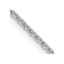 Sterling Silver Rhodium-plated Diamond-Cut Spiga Chain Necklace