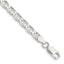 Sterling Silver 4.65mm Flat Cuban Anchor Chain