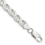 Sterling Silver 7.4mm Flat Cuban Anchor Chain