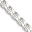 Sterling Silver 10.5mm Flat Cuban Anchor Chain Necklace