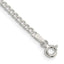 Sterling Silver 2.3mm Beveled Curb Chain Bracelet