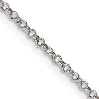 Sterling Silver 1.5mm Rolo Chain Necklace