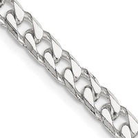 Sterling Silver Polished 5mm Curb Chain Necklace