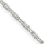 Sterling Silver 1.75mm Elongated Open Link Chain Necklace