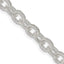 Sterling Silver 6.25 Fancy Patterned Rolo Chain Necklace