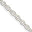 Sterling Silver 3.75mm Fancy Patterned Rolo Chain Necklace